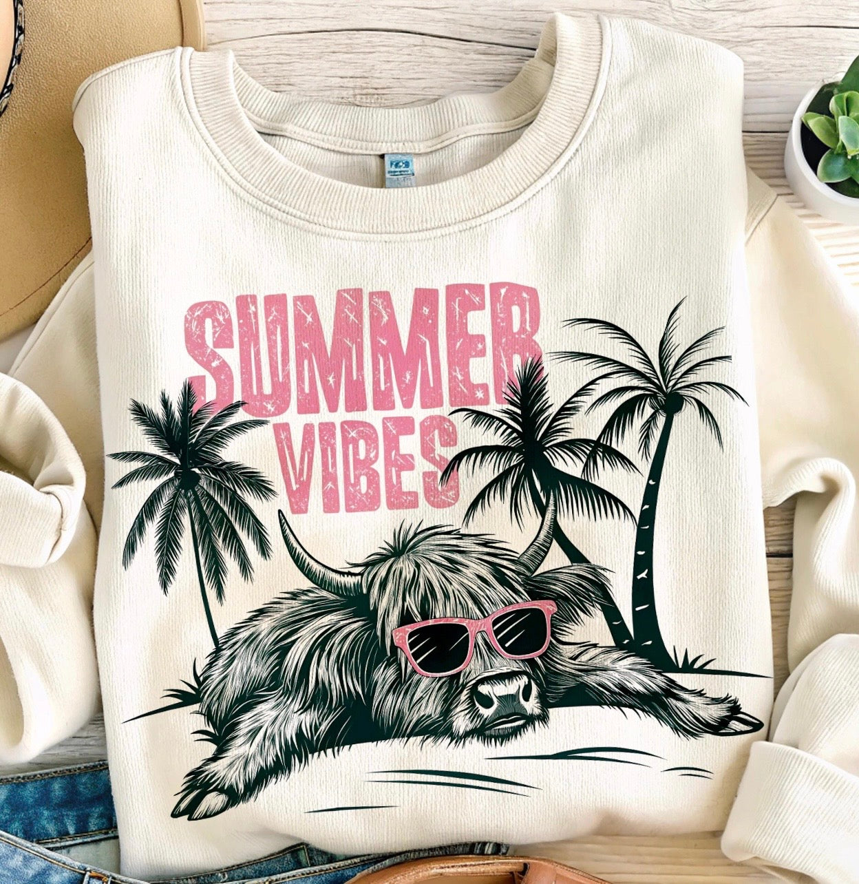 Summer Vibes Cow