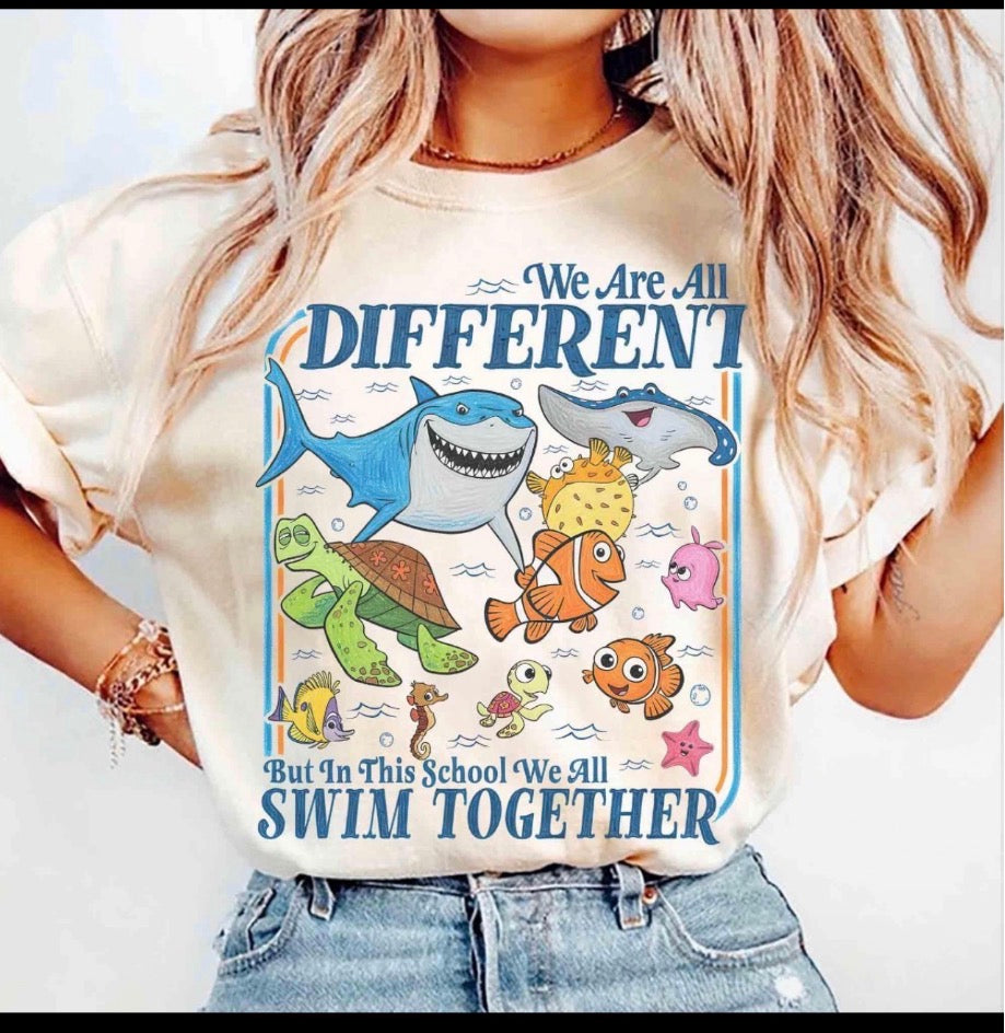 We are Different but we Swim Together