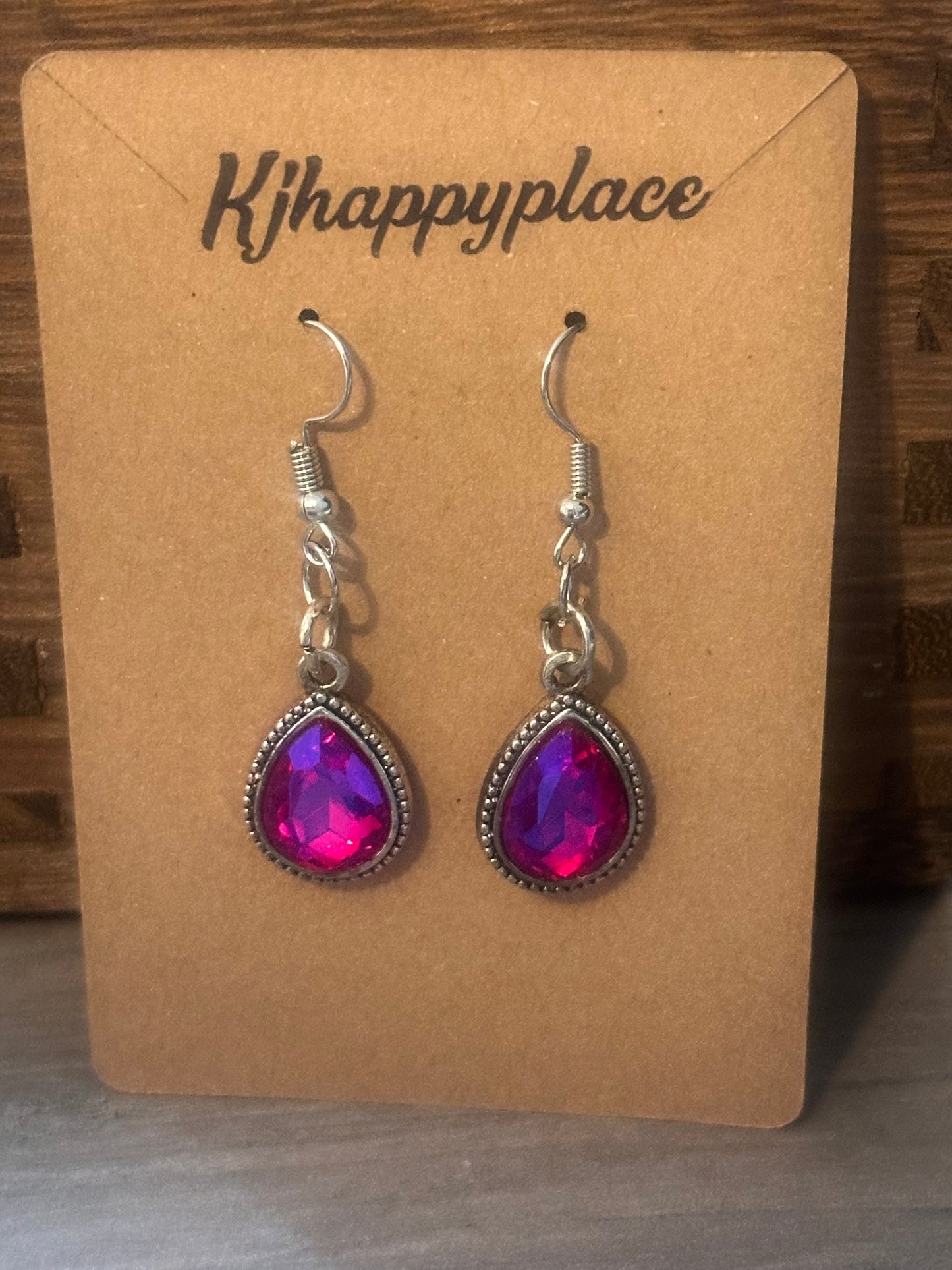 Pink Jewel Earrings
