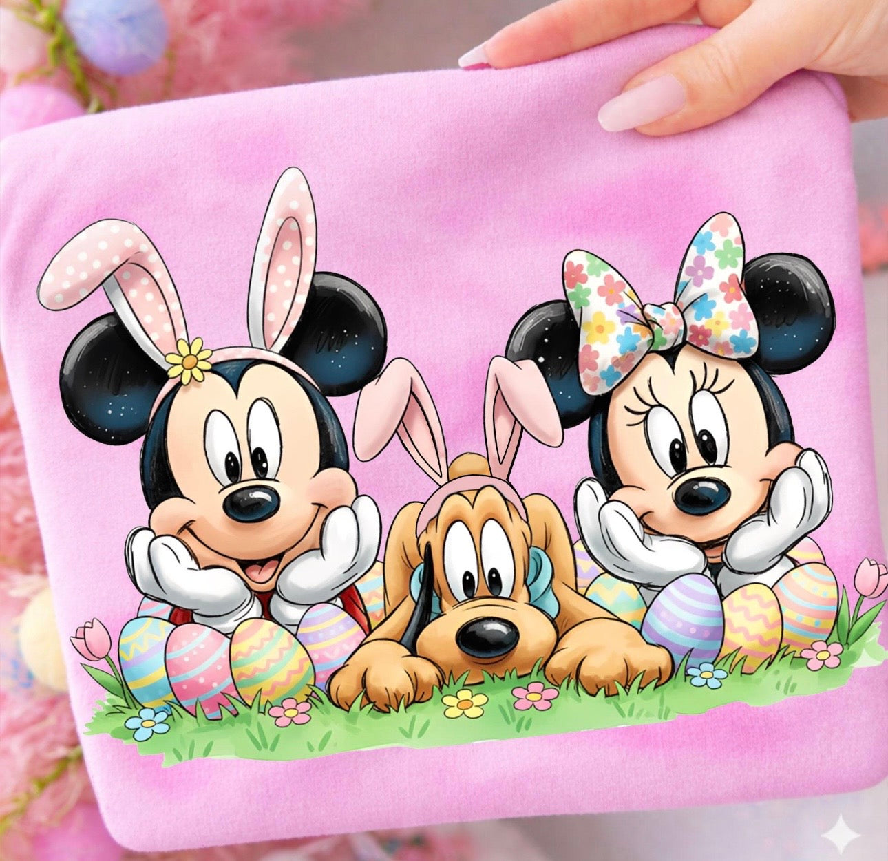 Easter Mickey Minnie & Pluto