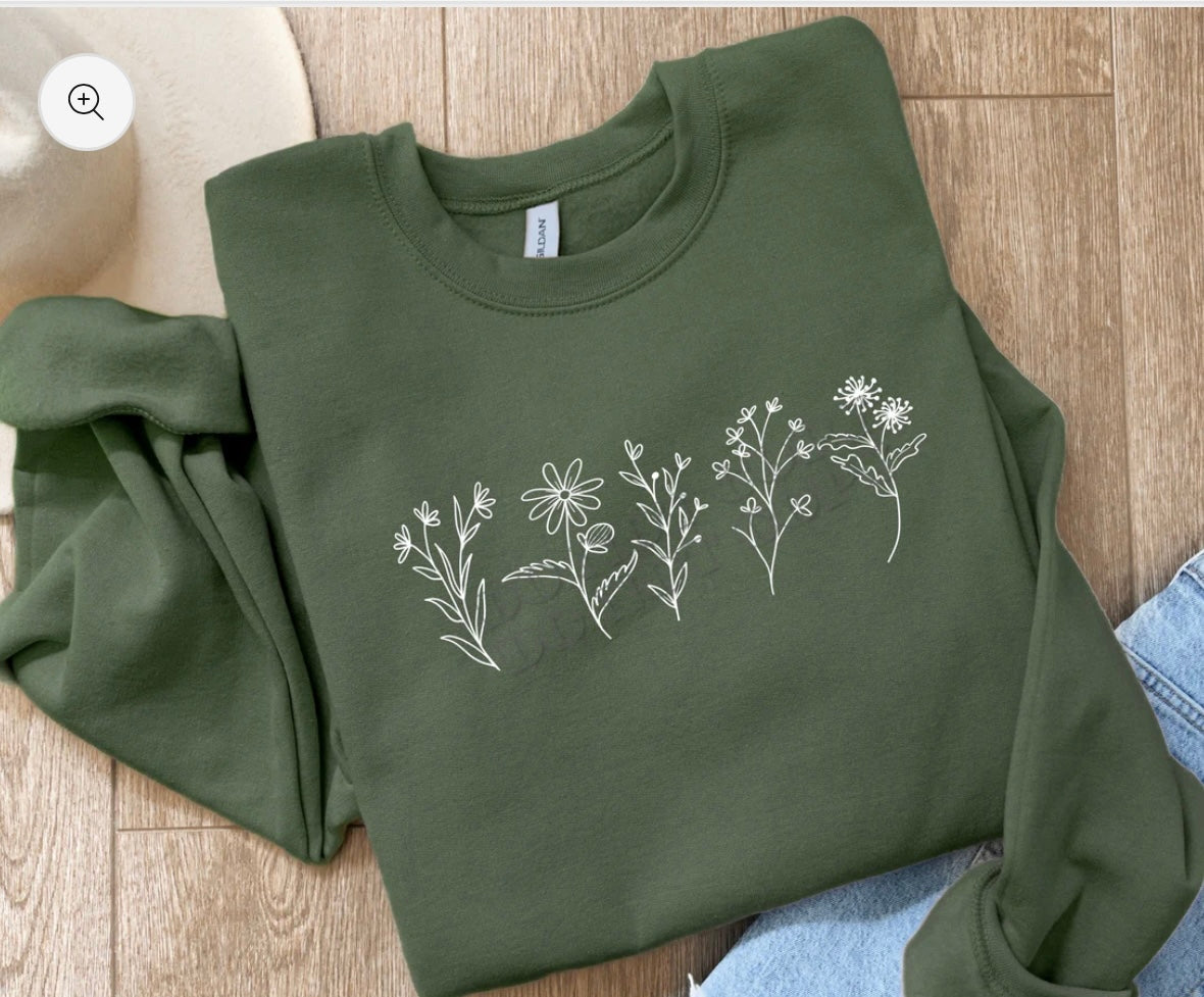 Wildflowers Tshirt/Crewneck