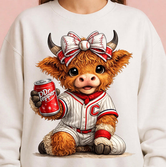 Cow with a Dr. Pepper