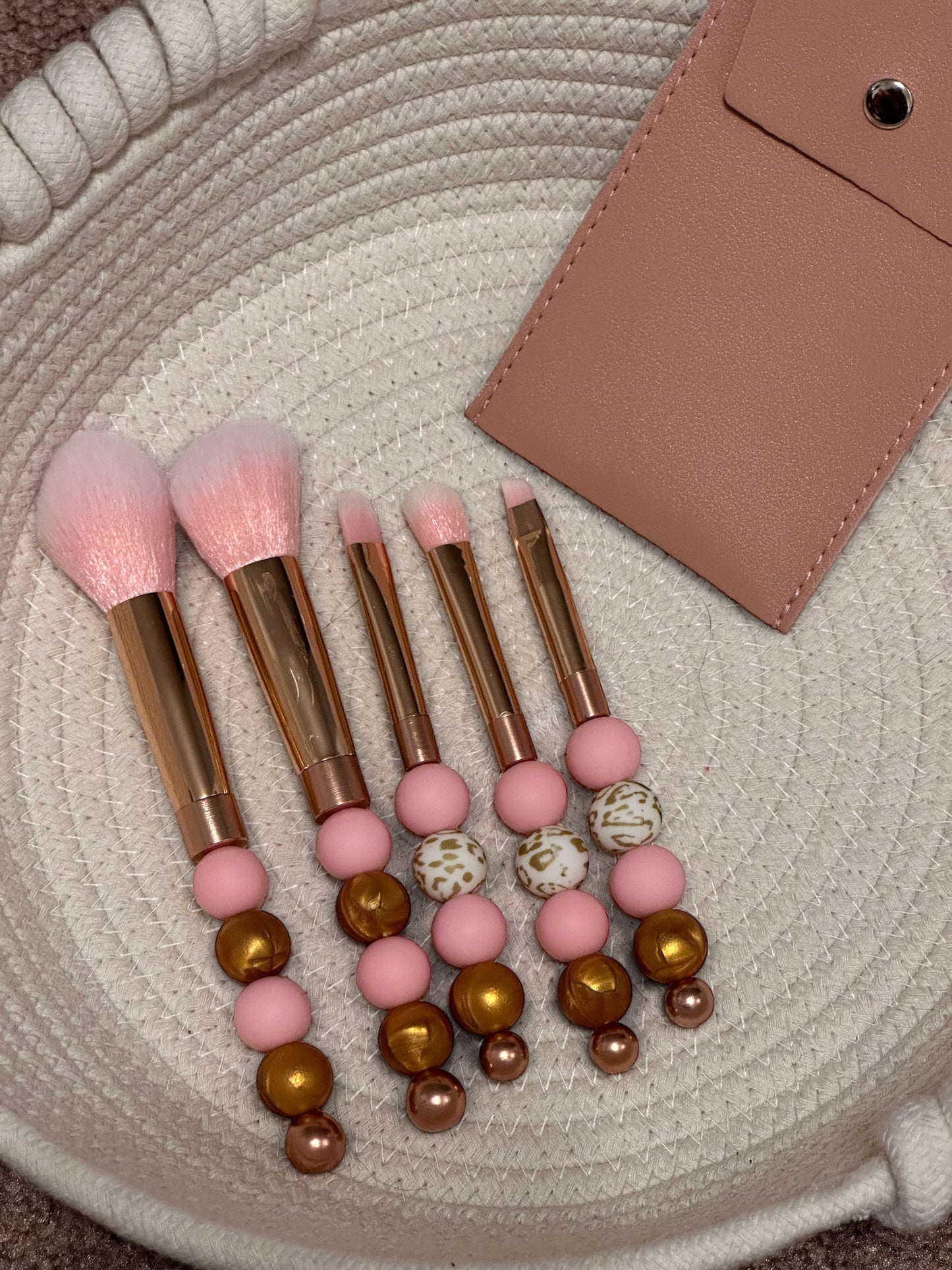 Beaded Makup Brushes