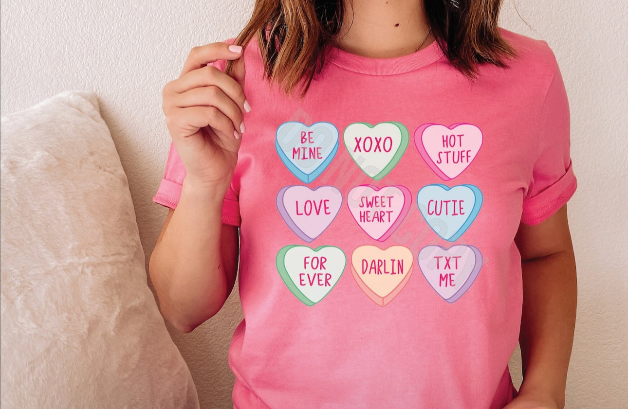 Conversation Heart Shirt!