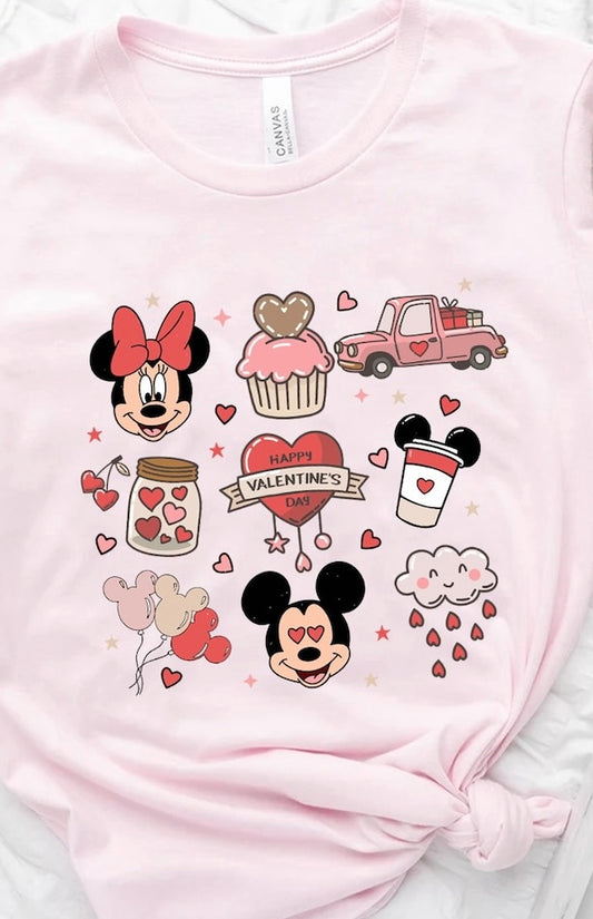 Mickey and Minnie Valentine Shirt