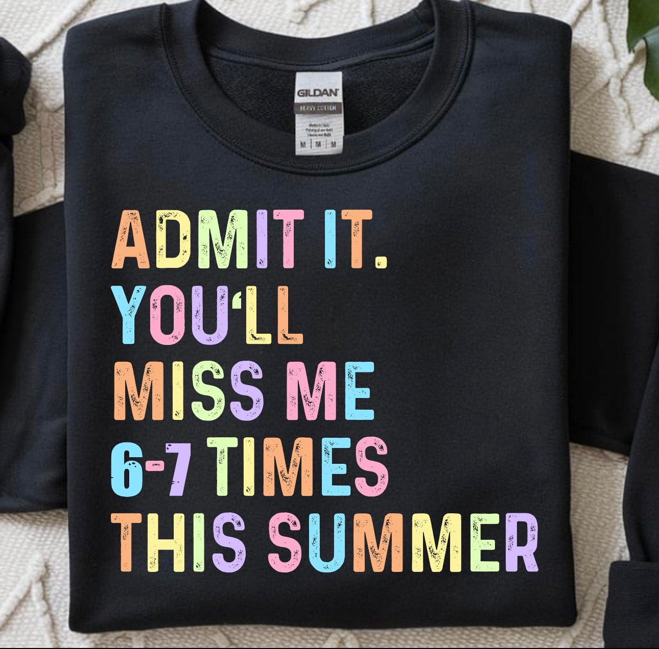 Admit it you miss me 6-7