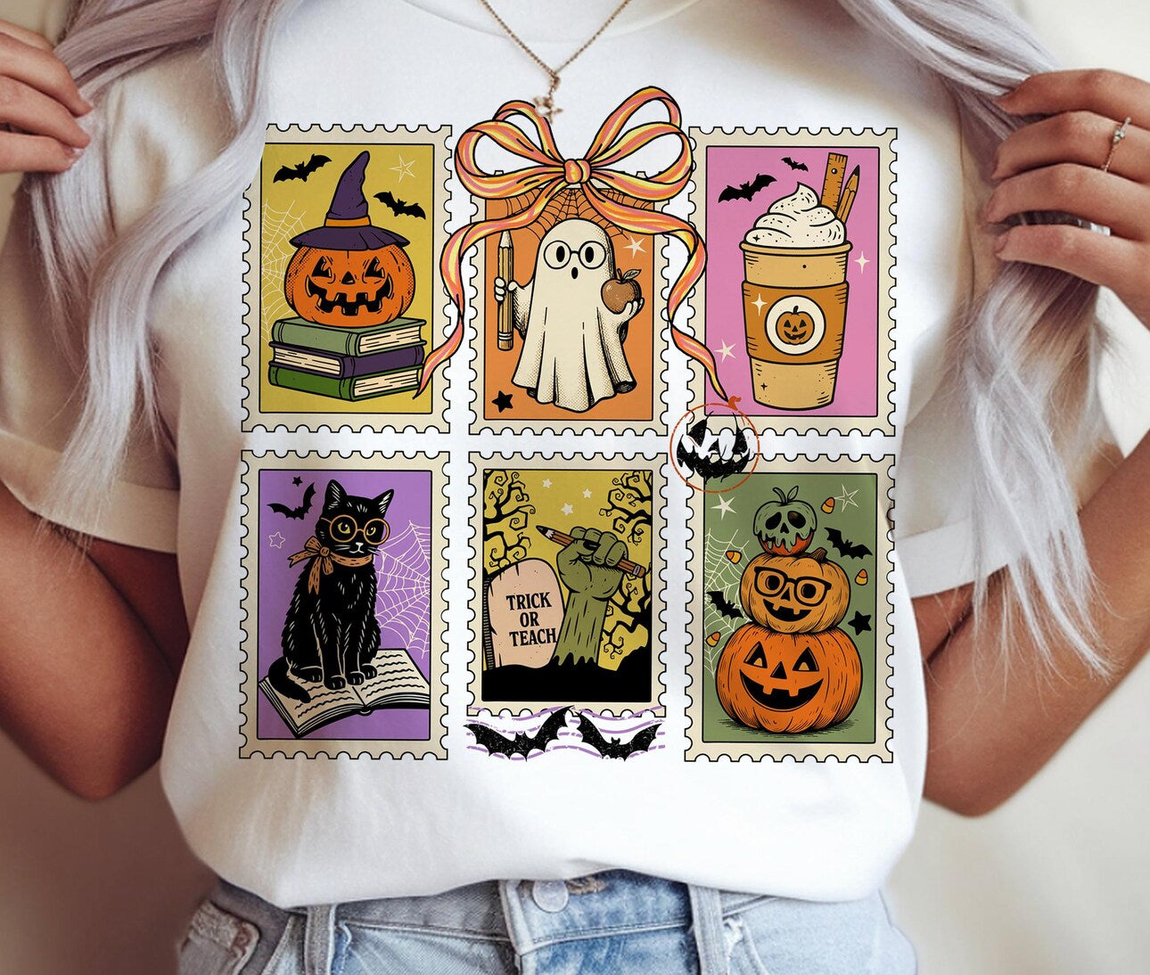 Retro Halloween Teacher