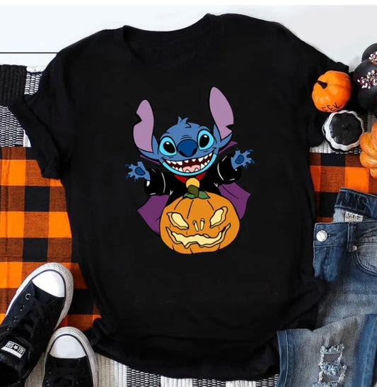 Stitch and Jack O’lantern