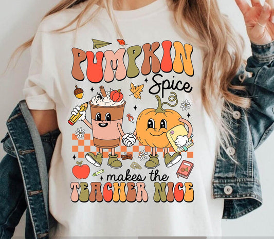 Pumpkin Spice Teacher Nice