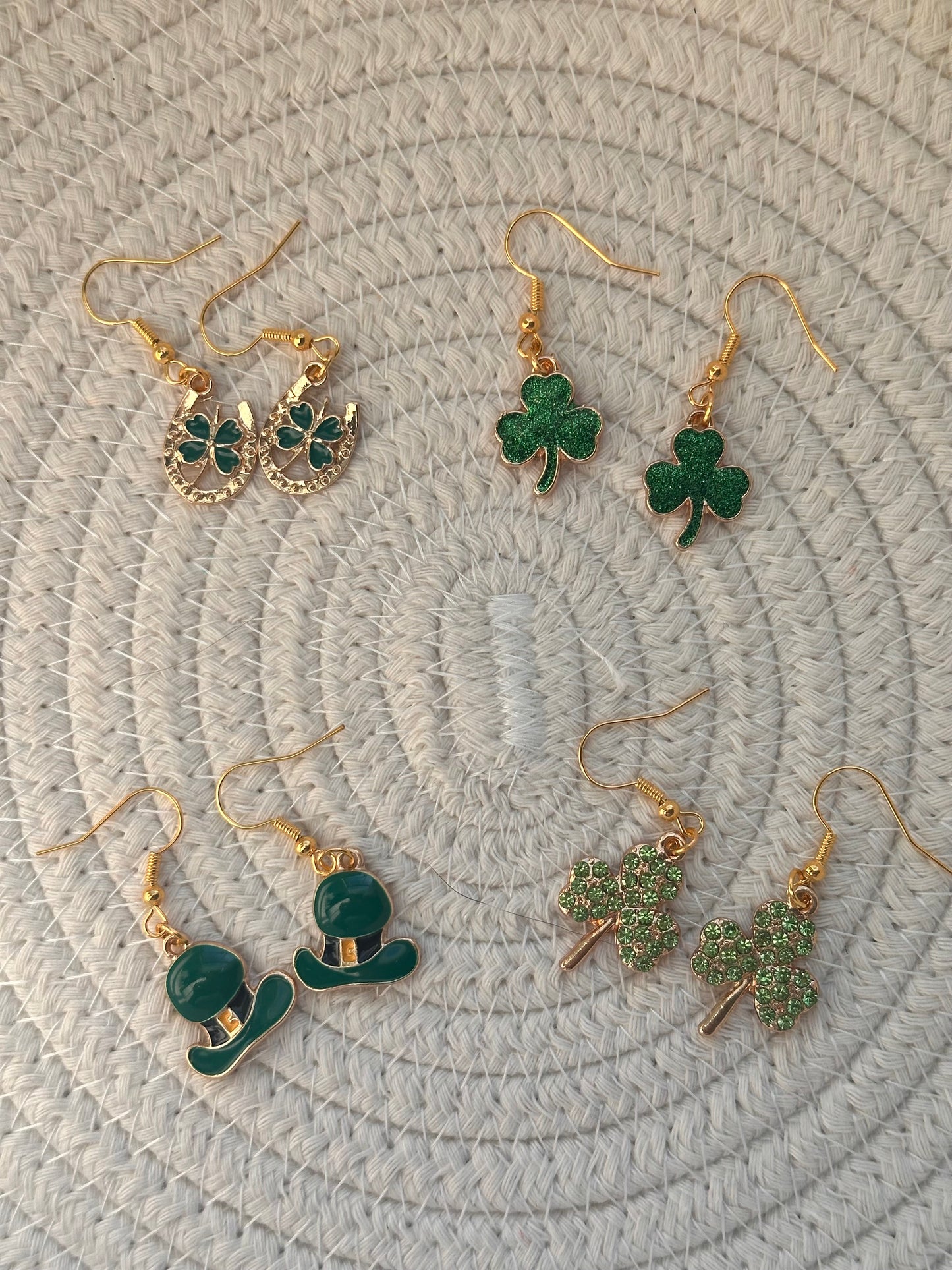 St. Patrick’s Day Charm Earrings